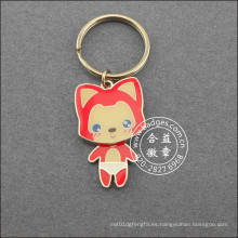 Little Fox Key Chain, llavero de dibujos animados (GZHY-KA-041)